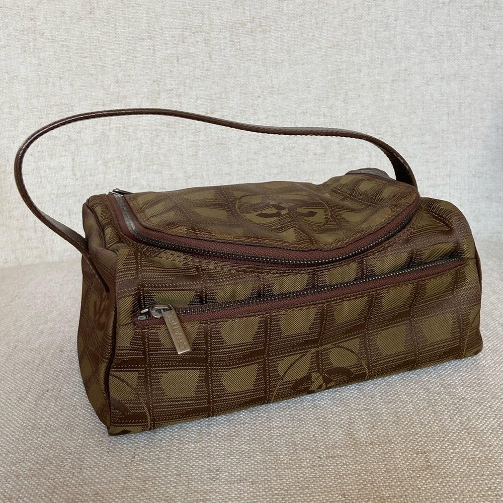 Chanel Travel Line Lunchbox in Olive